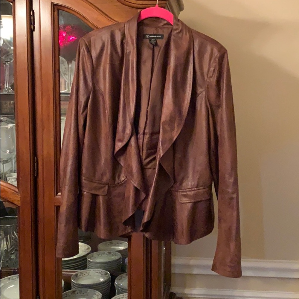 Faux leather jacket